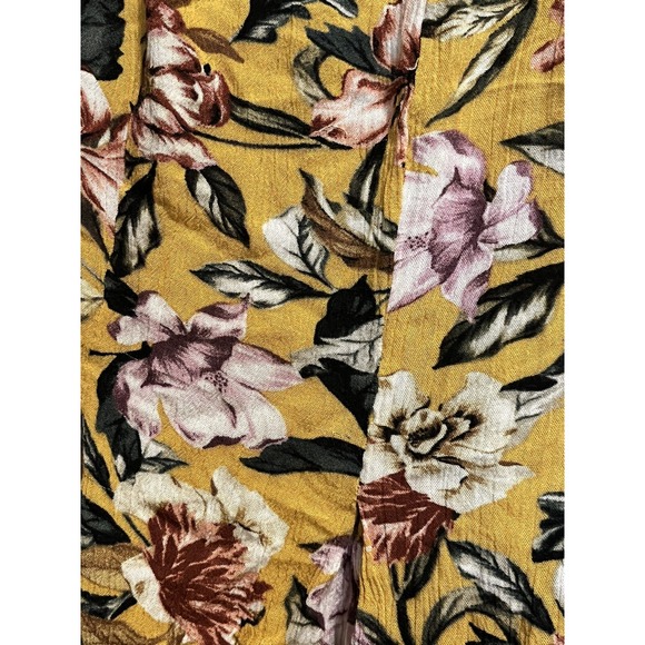 Torrid Women's Size 1 3/4 Sleeve Floral Scoop Neck Boho Multicolored Lightweight - Picture 3 of 4